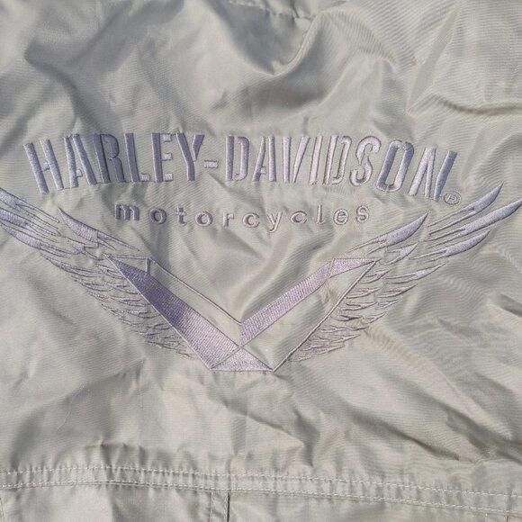 Harley Davidson Women's Biker Jacket Size Small - Picture 5 of 14
